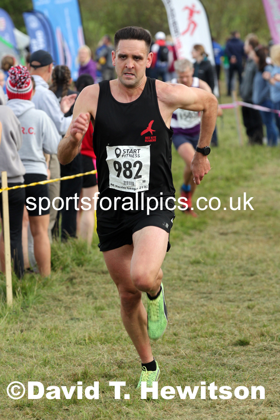 Senior mens 2021 North Eastern Harrier League, Druridge Bay. Photo: David T. Hewitson/Sports for All Pics
